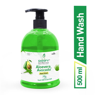 Combo Pack – Aloe Vera & Avocado Hand Wash + Rose Hand Wash (500ml Each) | Hydrating & Floral Duo for Soft, Nourished Hands