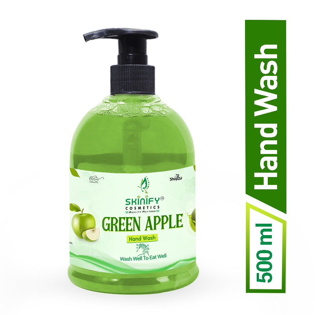 Combo Pack – Green Apple Hand Wash + Rose Hand Wash (500ml Each) | Refreshing & Floral Duo for Soft, Clean Hands
