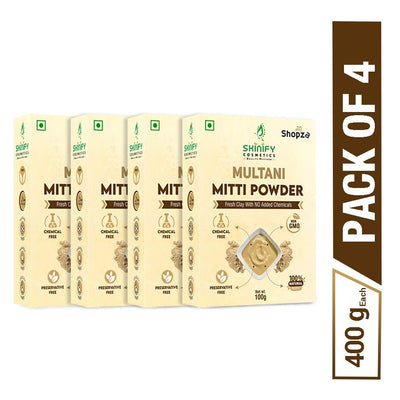 Experience the magic of natural skincare with Skinify Naturals Multani Mitti Powder. This 100% pure clay deeply cleanses, controls oil, and brightens your skin