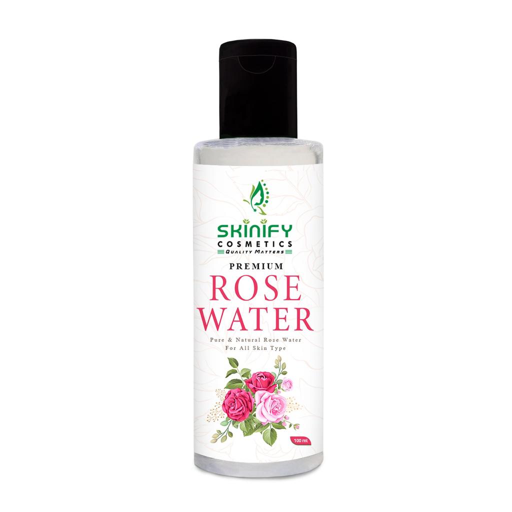 Pure & Natural Rose Water – 100% Organic Rose Extract for Hydration, Soothing & Skin Refreshing | 100ml