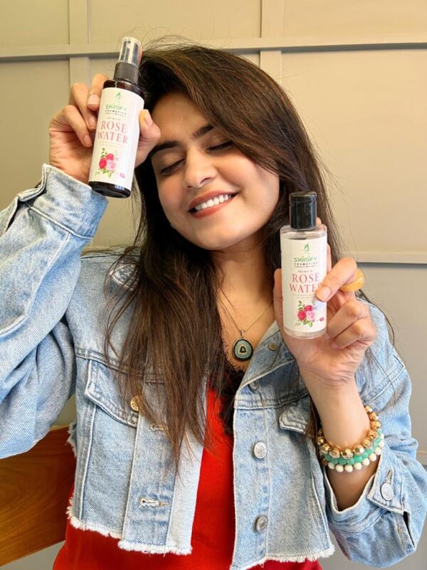 Combo Multani Mitti & Rose Water – 100% Pure & Natural for Skin Brightening, Hydration & Oil Control | 100gm + 100ml
