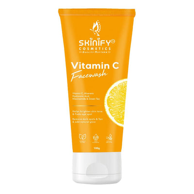 Vitamin C Gel Face Wash – Brightening & Deep Cleansing for Glowing Skin | Sulfate-Free & Paraben-Free Formula | 100ml